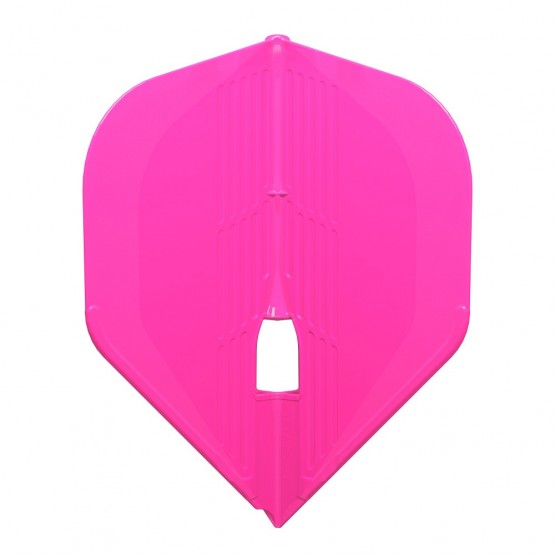 L-Style Darts Flights - L1kPro Kami Shape Neon Pink Flight with